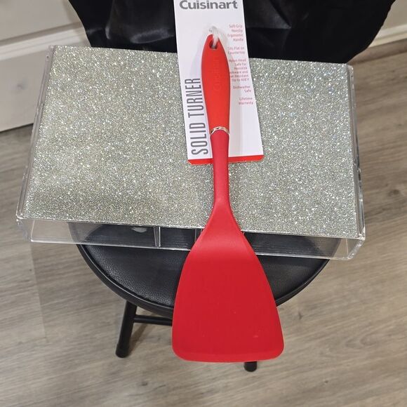 Cuisinart Soft-Grip Solid Turner- Red - Picture 3 of 6